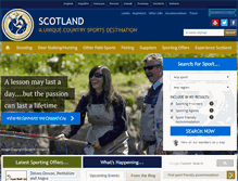 Tablet Screenshot of countrysportscotland.com